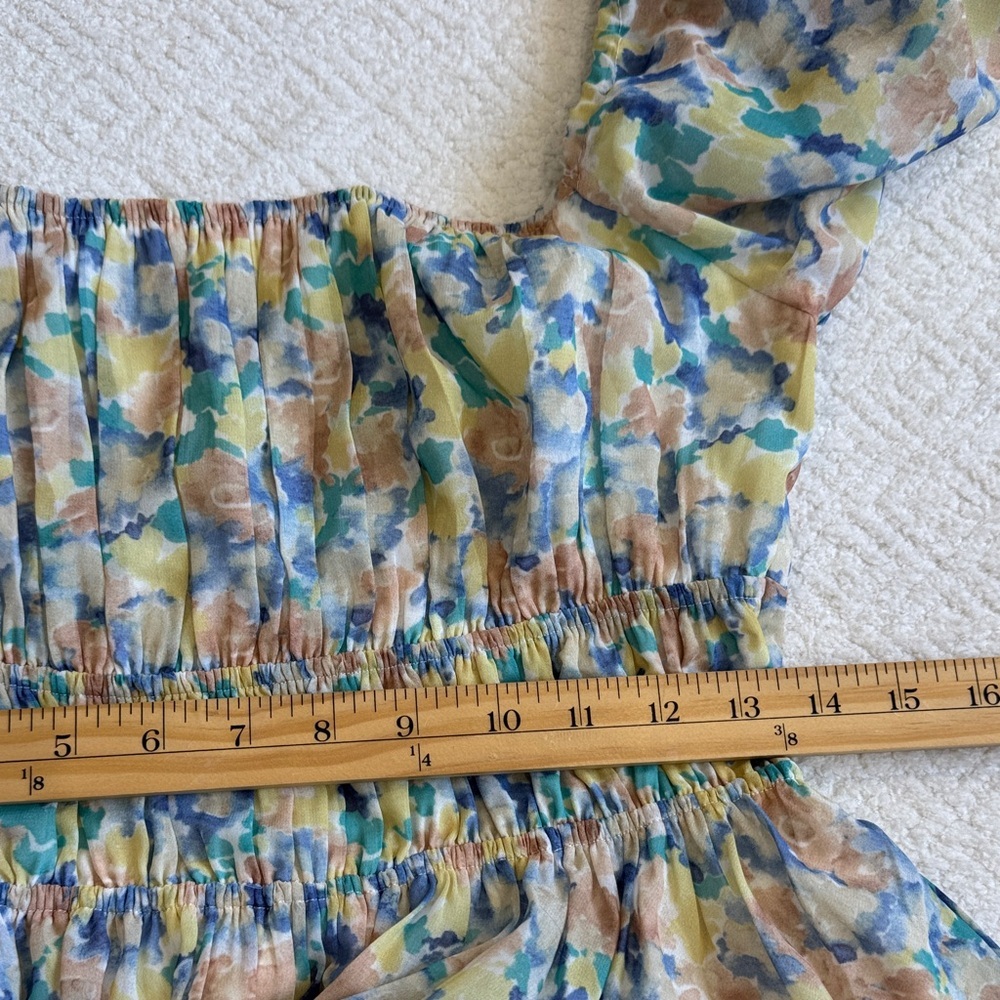 Urban Outfitters Kiss The Sky Printed Strappy-Back Mini Dress Sz XL - Picture 7 of 8